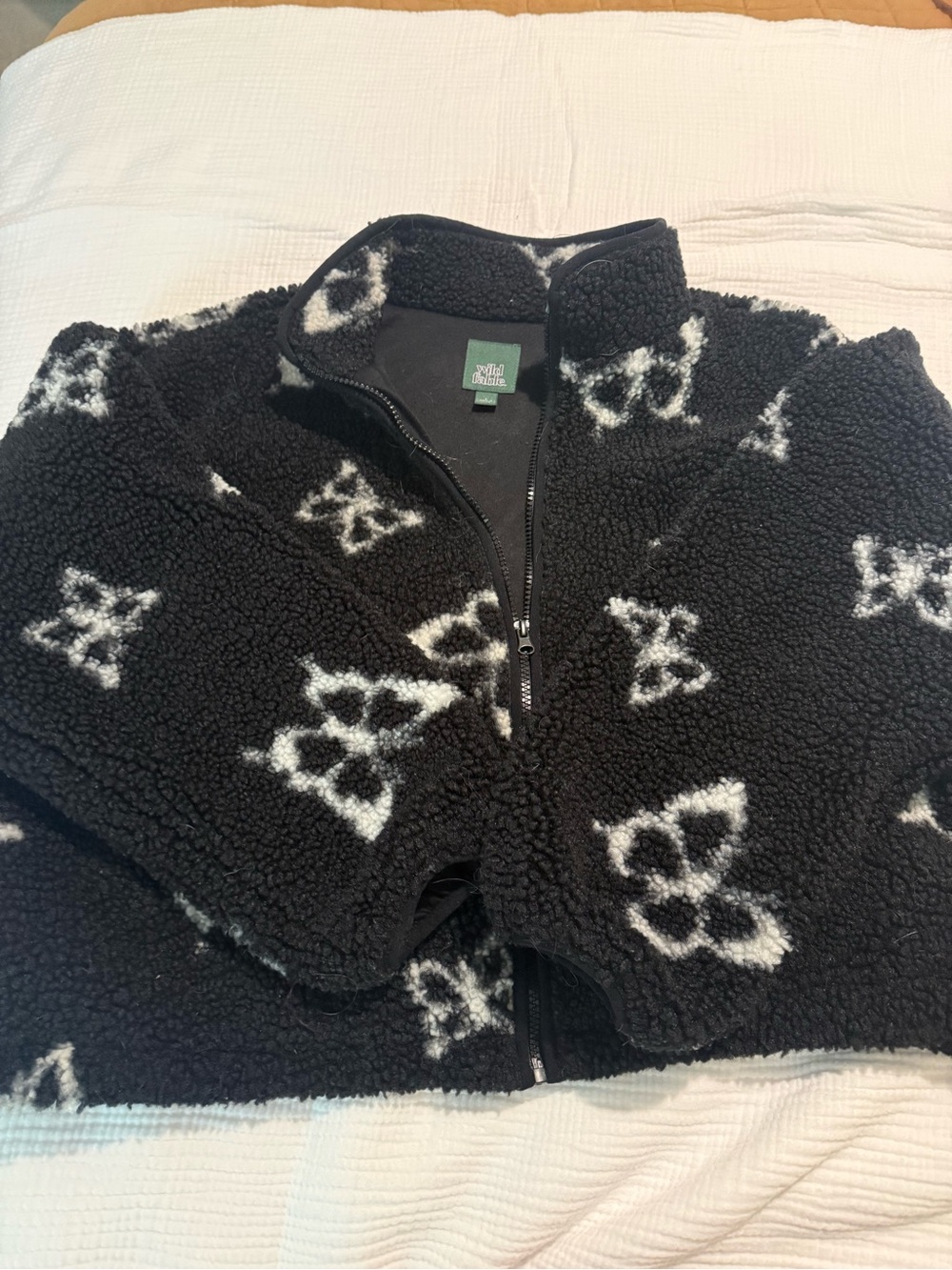 Wild Fable Sherpa cropped jacket